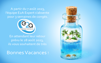 La team E2A Expert vous souhaite de très bonnes vacances